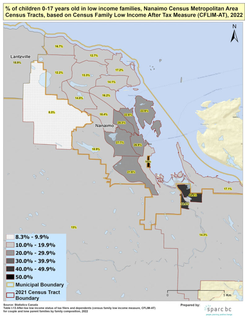 Nanaimo Map V2 2024childpovertyreportcard